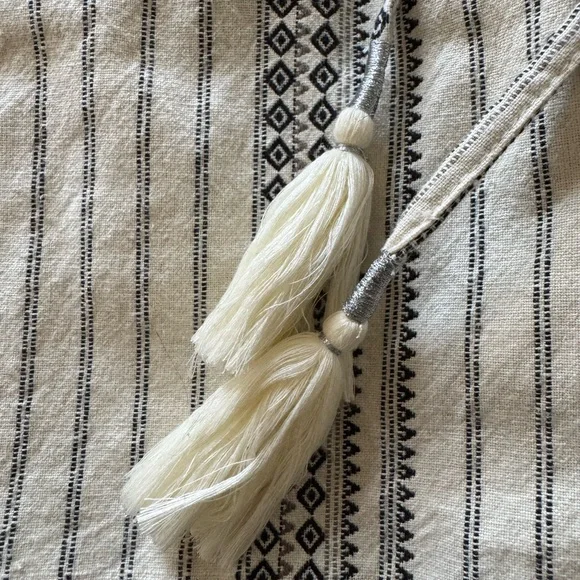 Anthropologie Boho Tassel Beach Pants - Picture 7 of 13